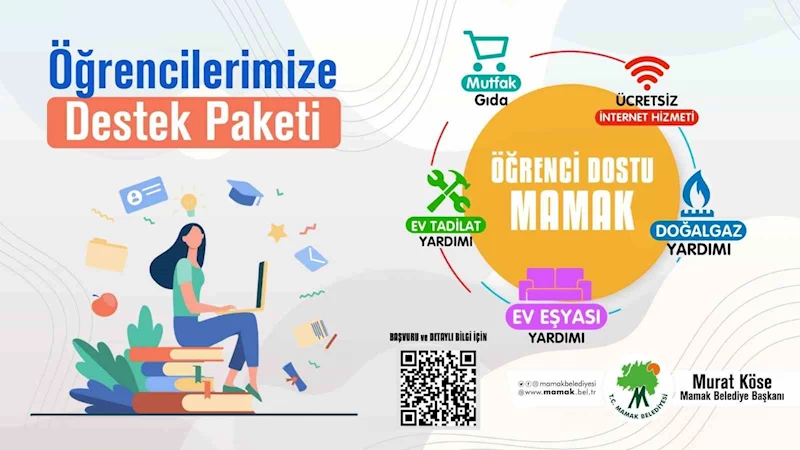 Mamak Belediyesinden öğrencilere destek
