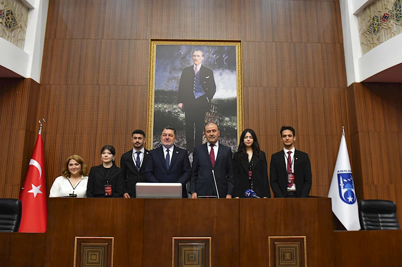 ANKARA BÜYÜKŞEHİR BELEDİYE MECLİSİ GENÇLERE EMANET EDİLDİ
