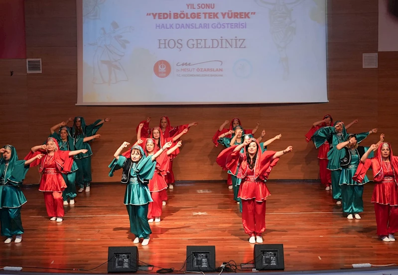Yedi Bölge Tek Yürek gösterisine büyük ilgi