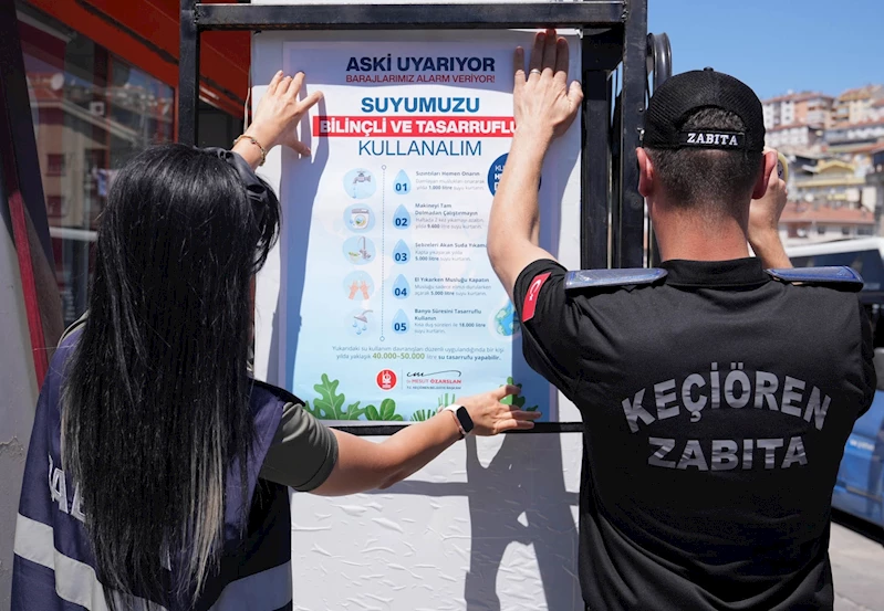 Keçiören Belediyesi’nden su tasarruf seferberliği