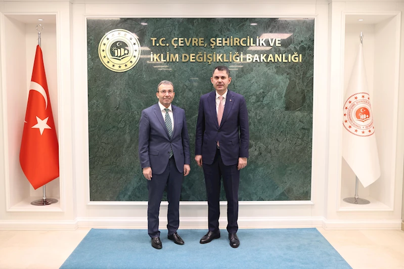 Başkan Ahmet Cin’den Bakan Murat Kurum’a Ziyaret